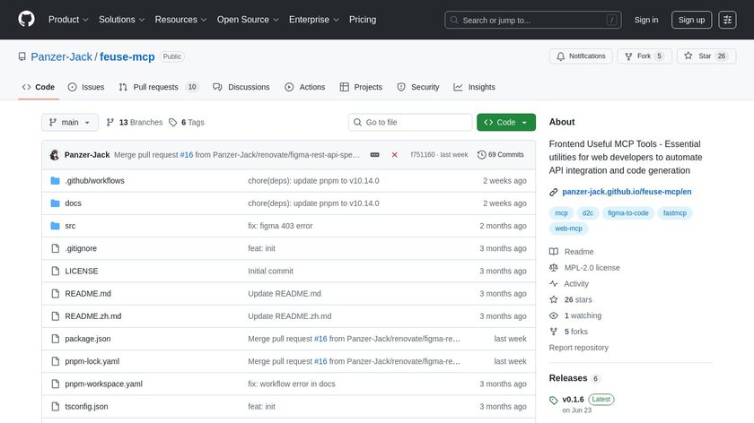 feuse-mcp Landing Page