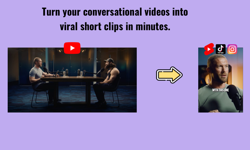 ViralClips.video Landing Page