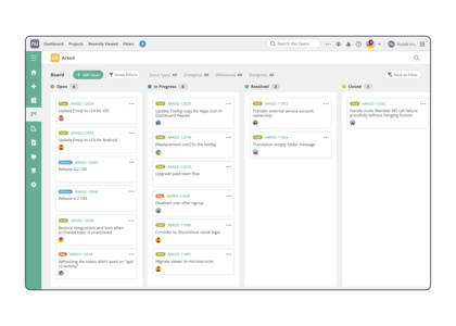 Backlog screenshot