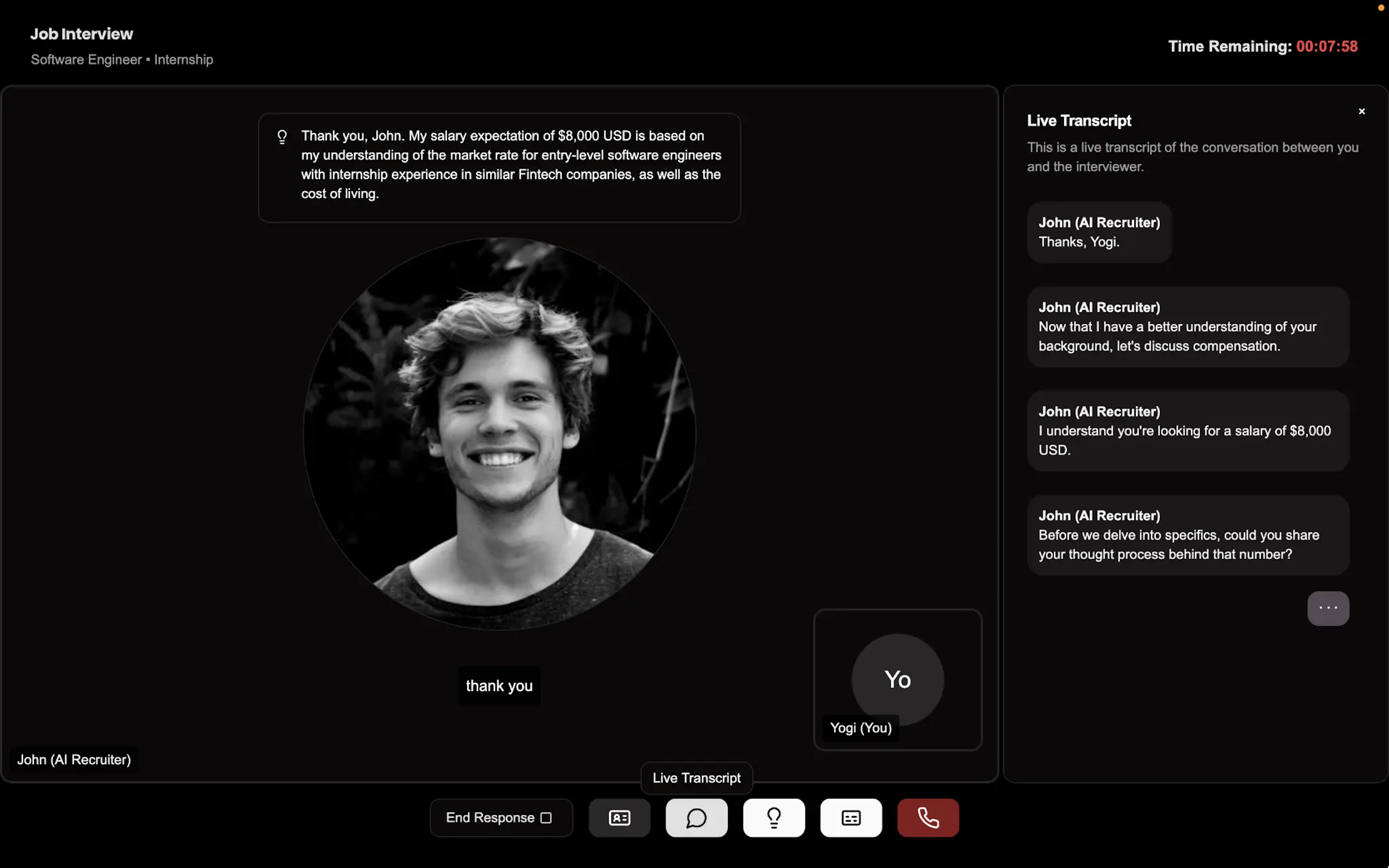 GetMockInterview App Preview