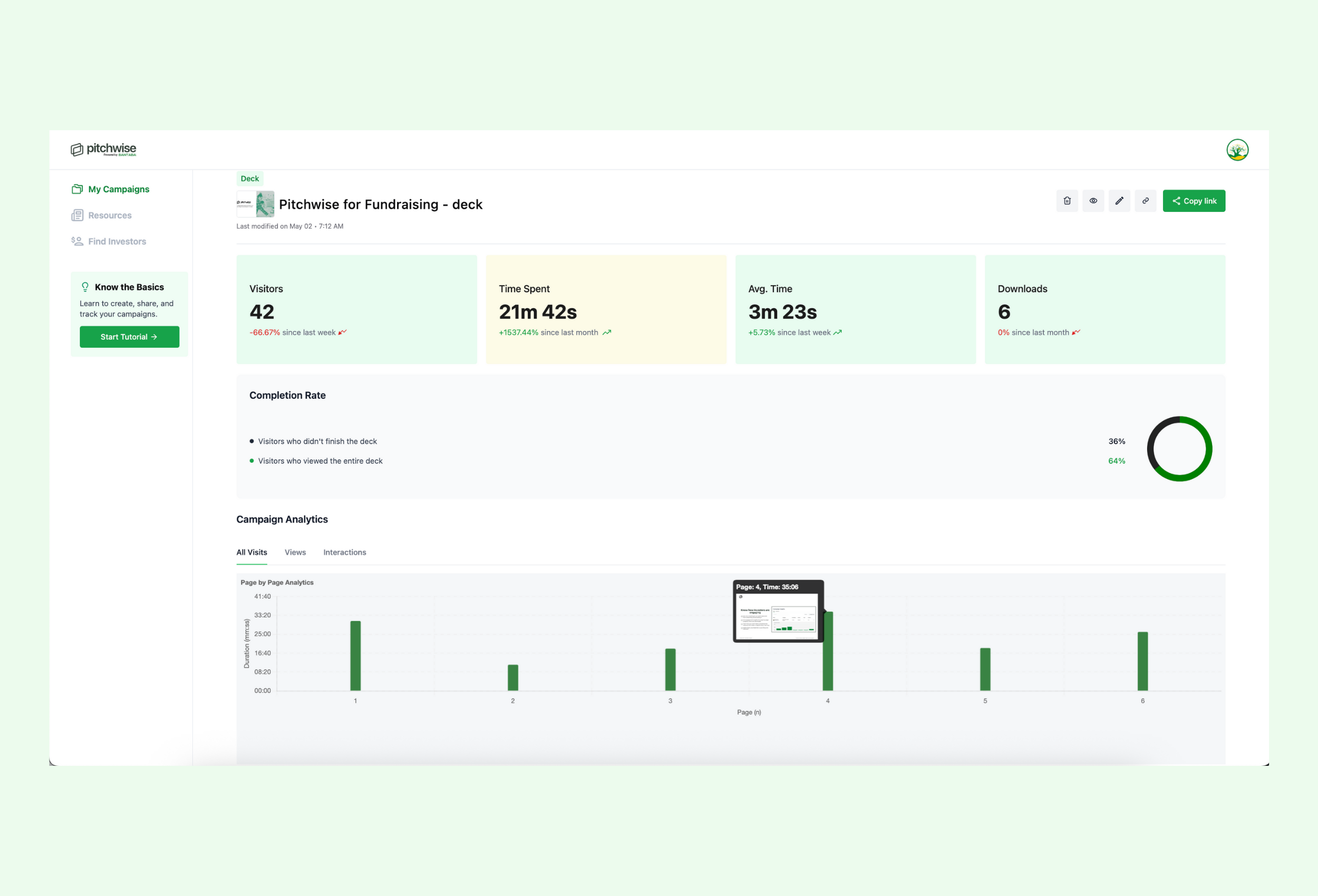 Pitchwise Pitchwise Dashboard