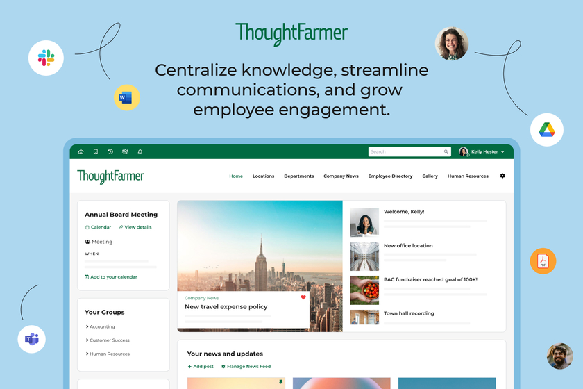 ThoughtFarmer Landing Page