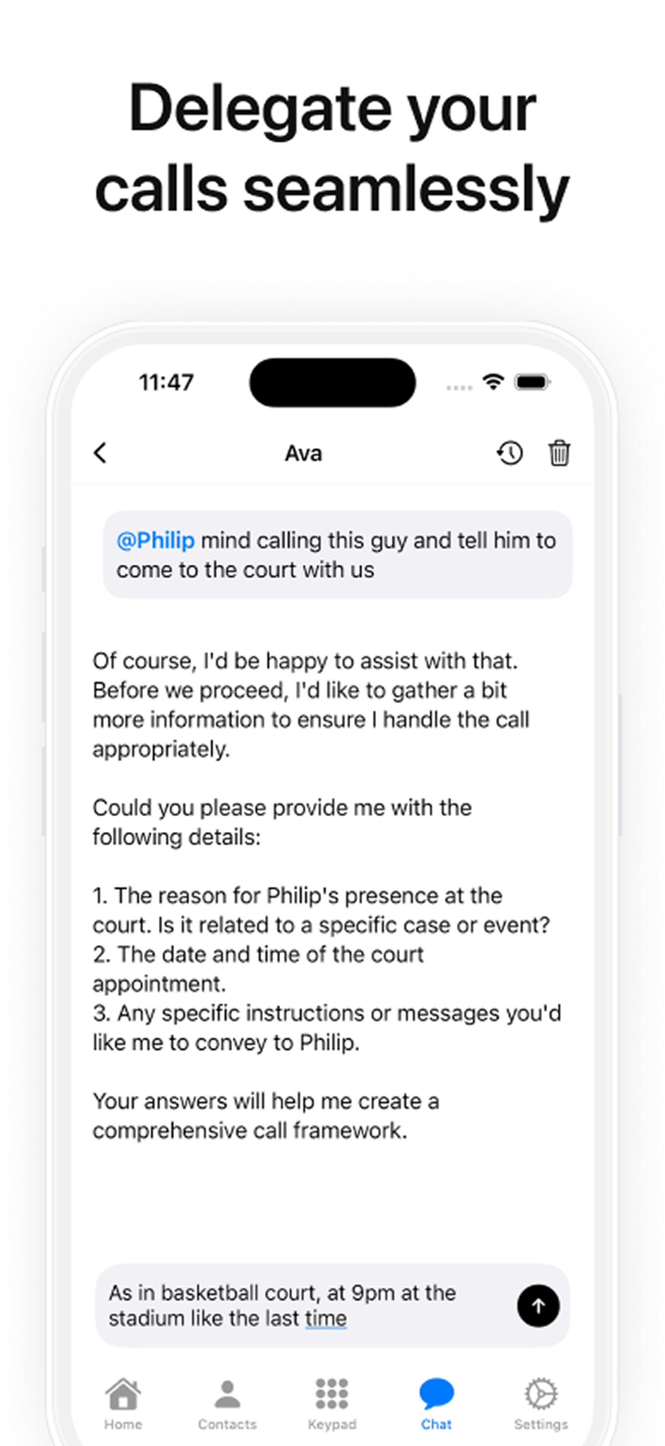 Phone Filter App delegate