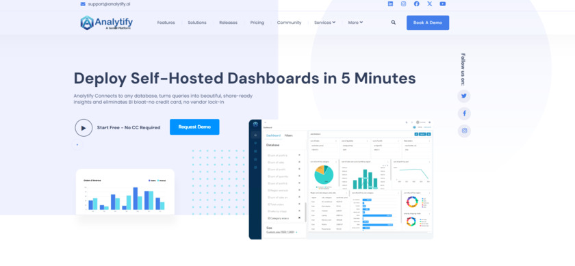 Analytify AI Landing Page