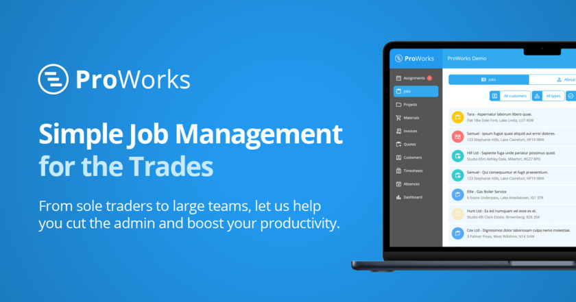 ProWorks Landing Page