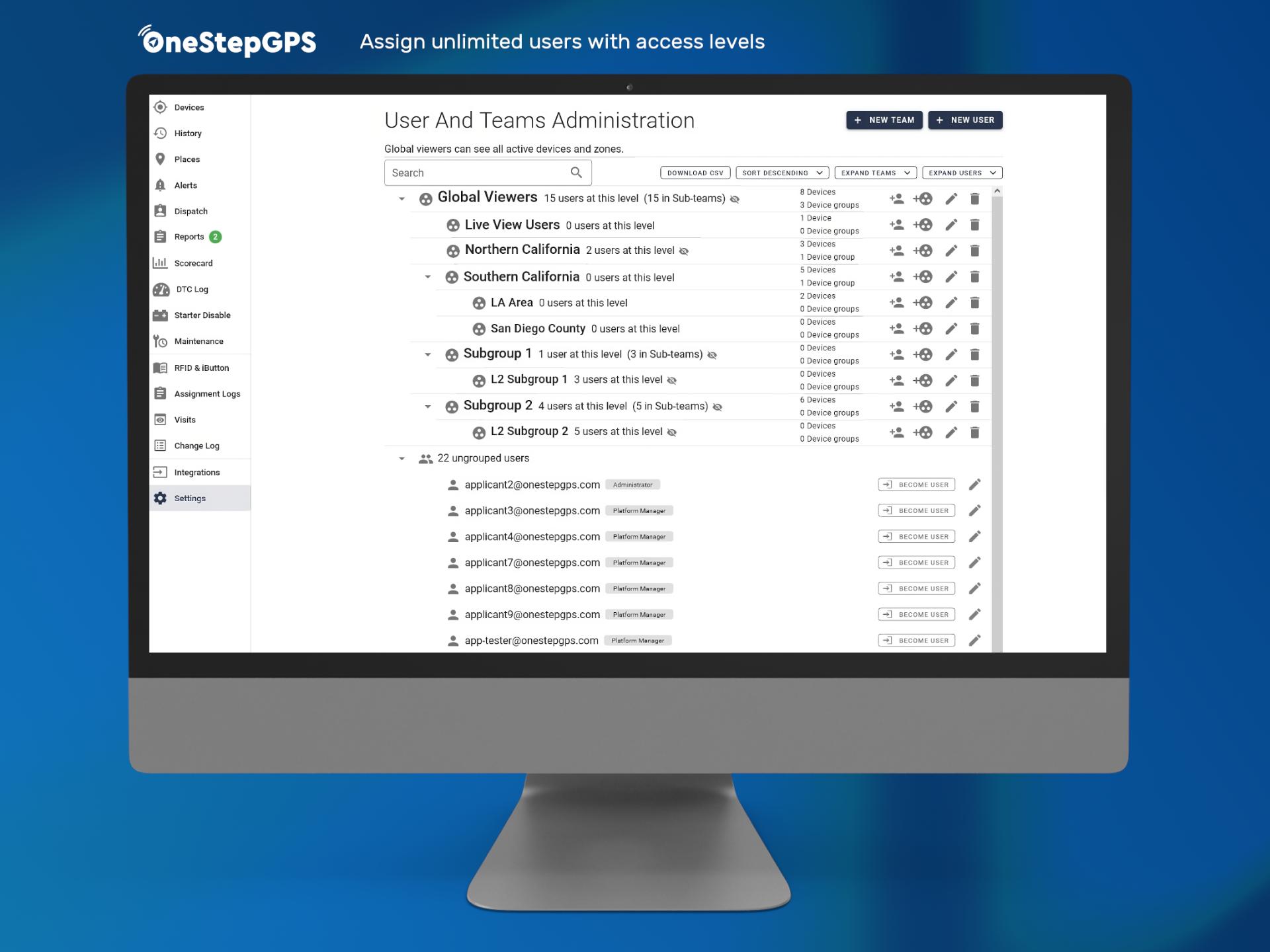 OneStepGPS Customer Support