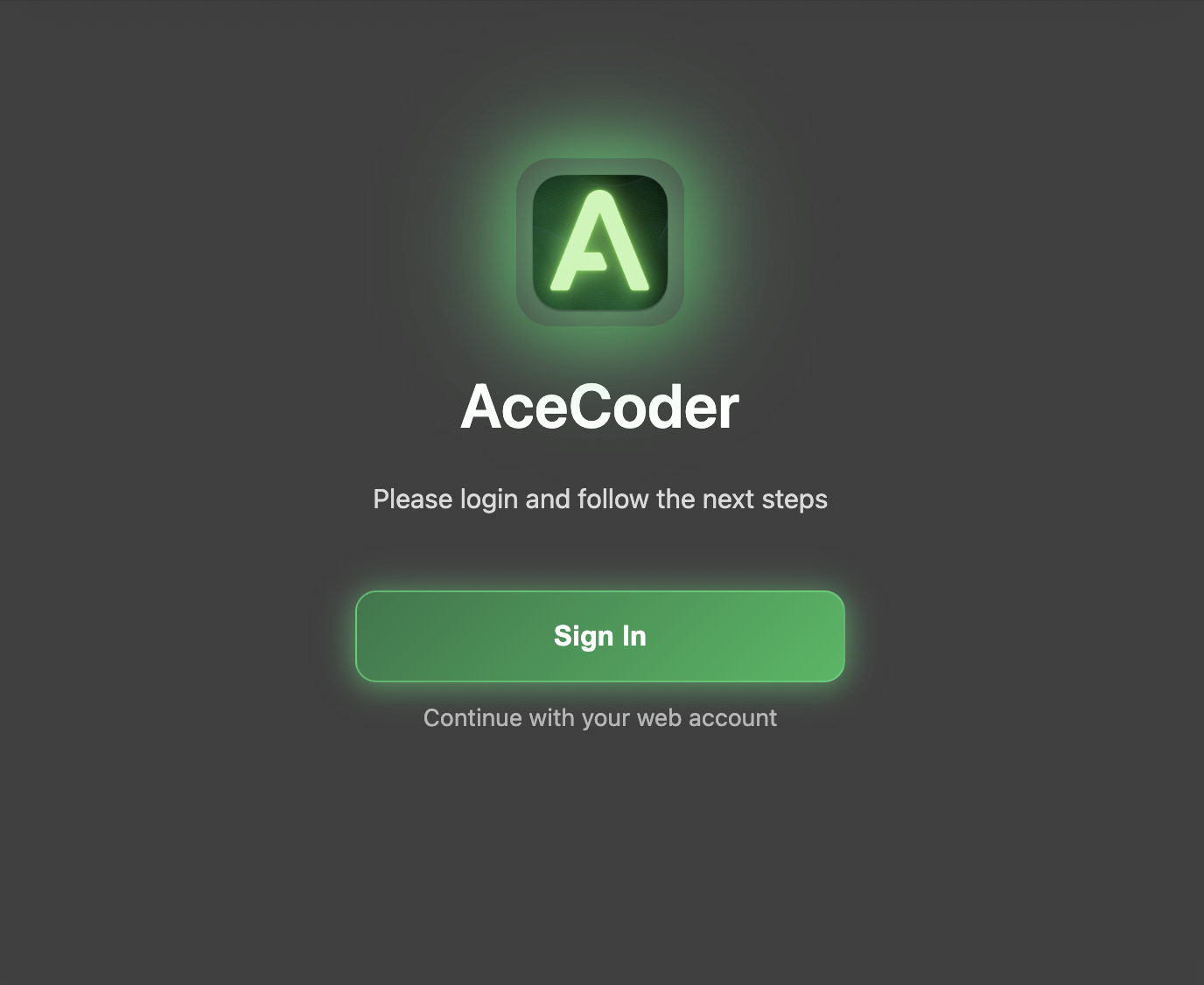 AceCoder.ai login