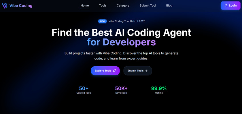 Vibe-Coding.uk Landing Page