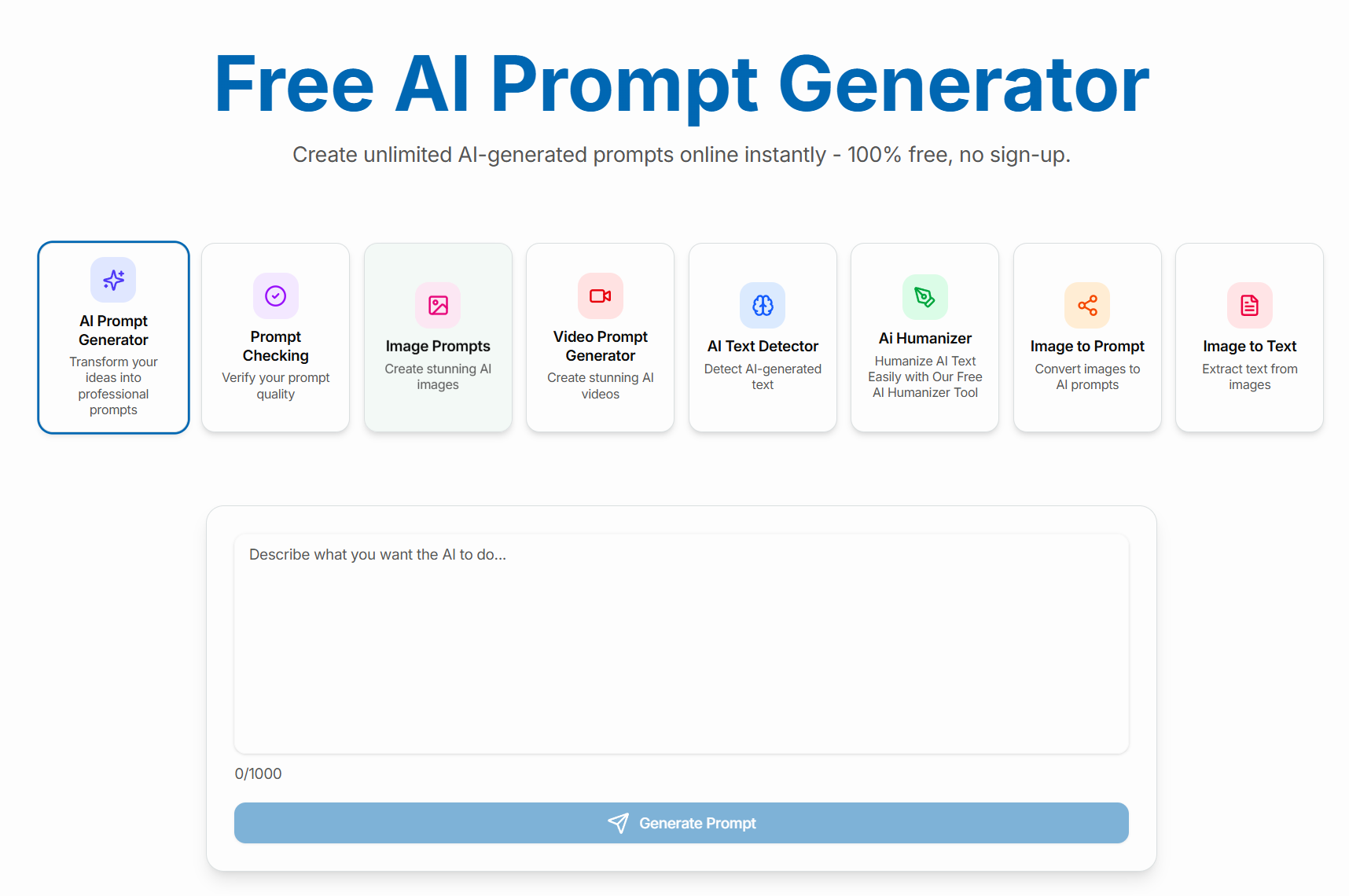 Generate Prompt AI 