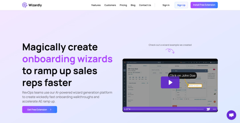 Wizardly Landing Page