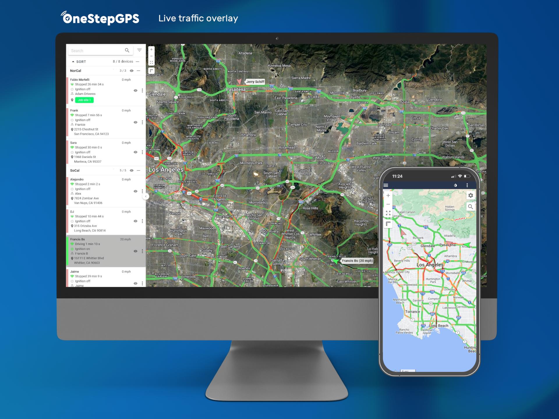 OneStepGPS Live Traffic