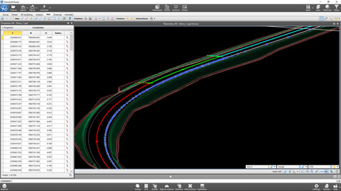 SierraSoft Roads Axis generation and results