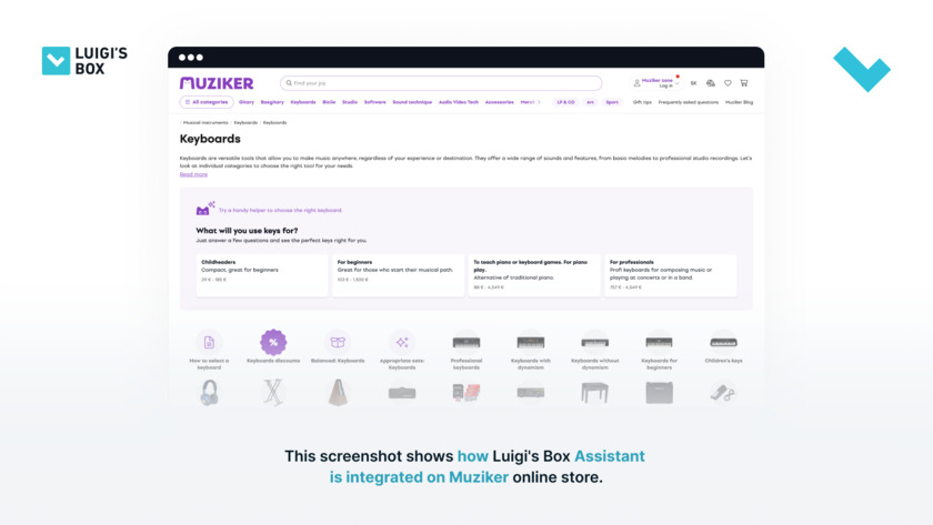 Luigi's Box Landing Page
