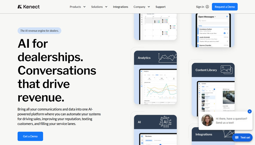 Kenect Landing Page