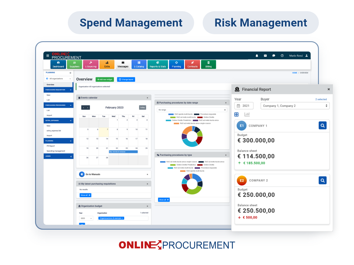 Online Procurement Spend Management