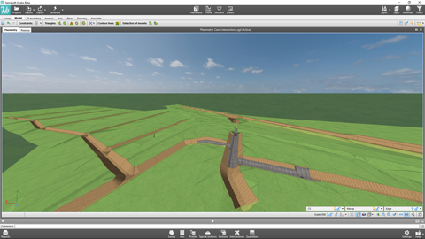 SierraSoft Hydro Canals and intersections customizations