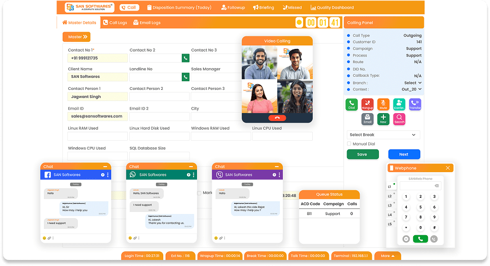 SanCCS Cloud Dashboard