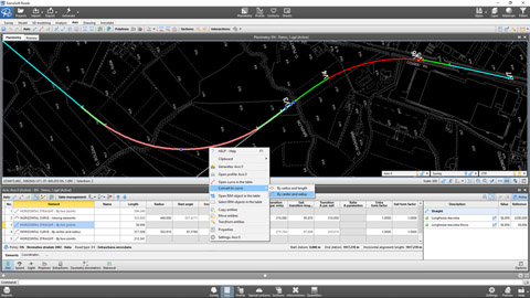 SierraSoft Roads Designing of a road alignment according to the policy
