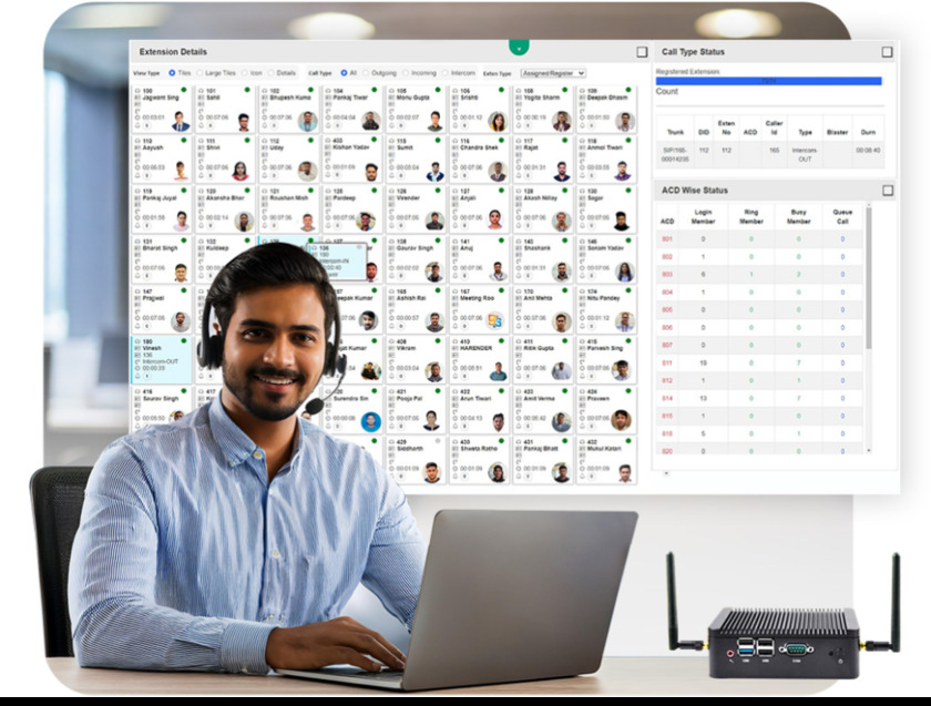 SanIPPBX Dashboard