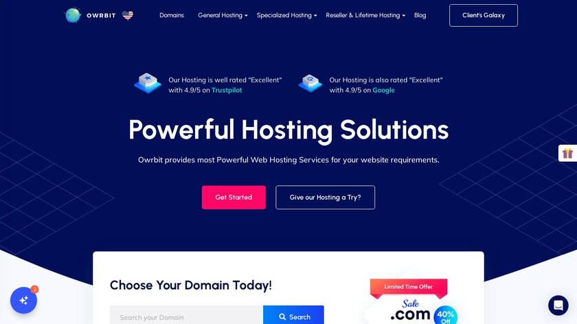 Owrbit Landing Page
