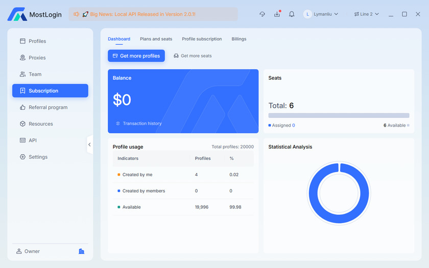 MostLogin Landing Page