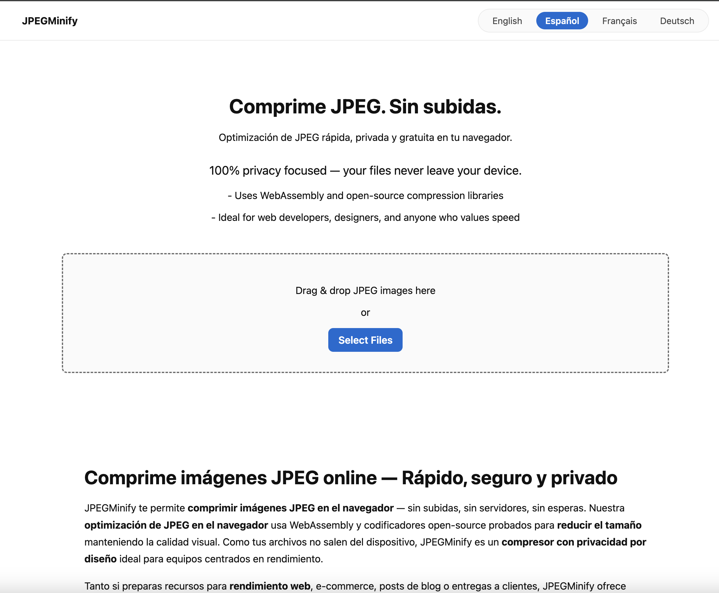 JPEGMinify 