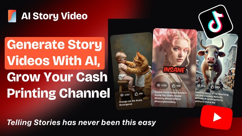 AIStory.Video Landing Page