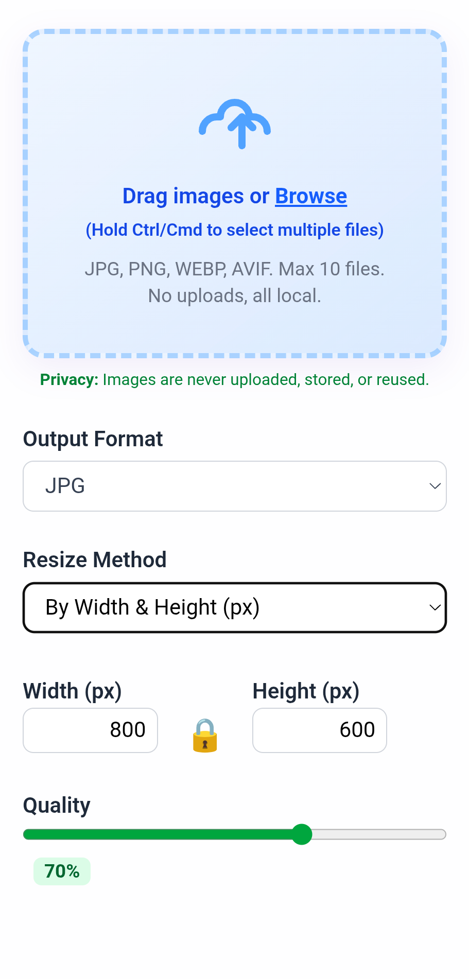 Image Reducer App Image Resizer by width and height 
