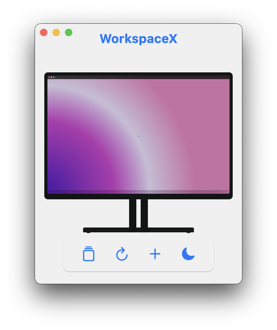 WorkspaceX home light mode