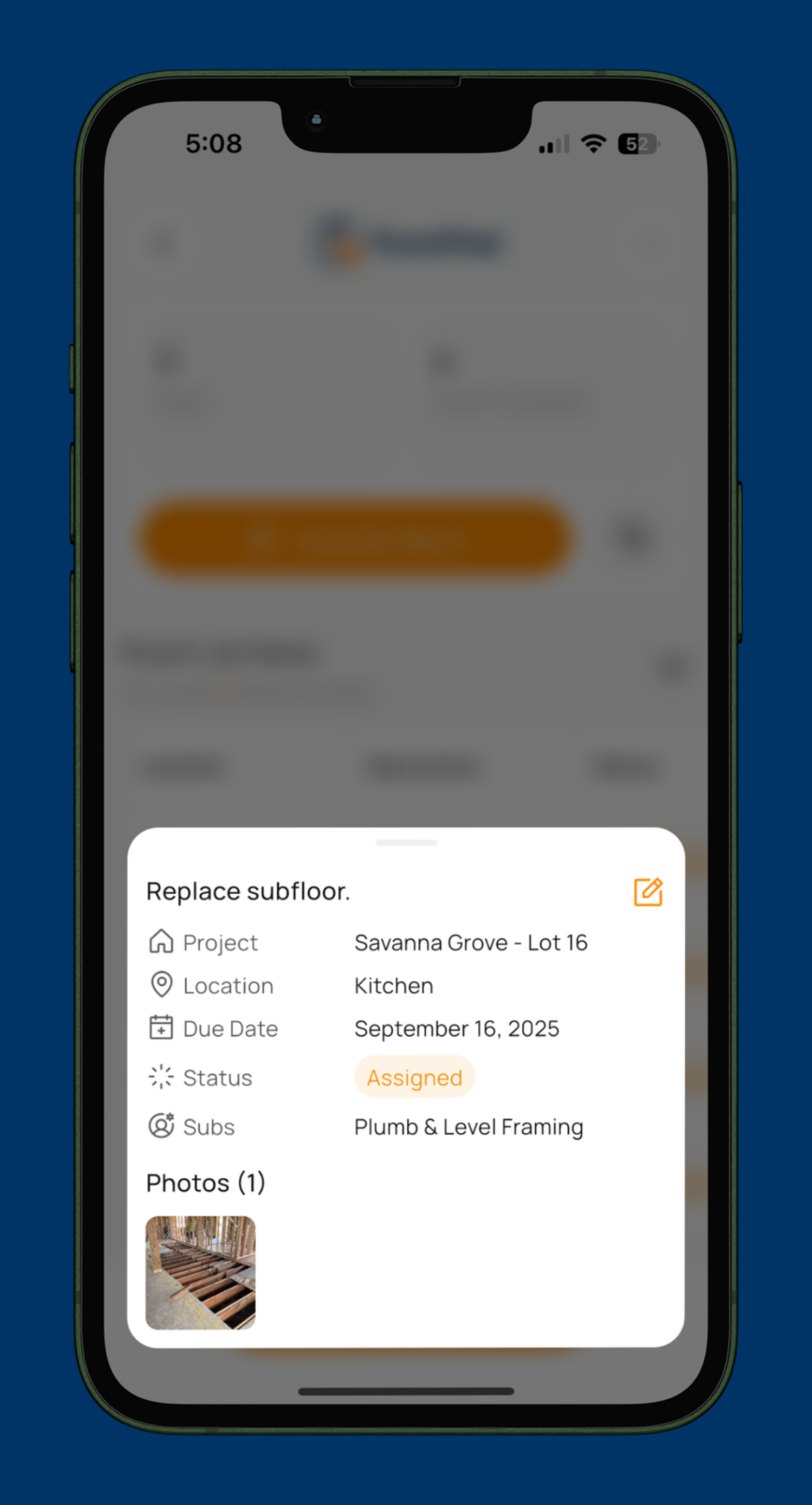 PunchPad.app PunchPad - Punch Item Detail