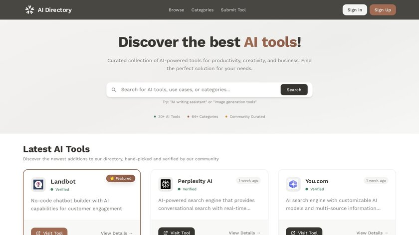 AI Directory Wiki Landing Page