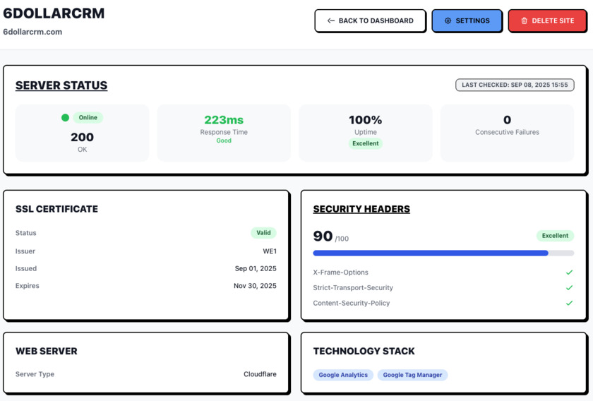 SecurityBot.dev Landing Page
