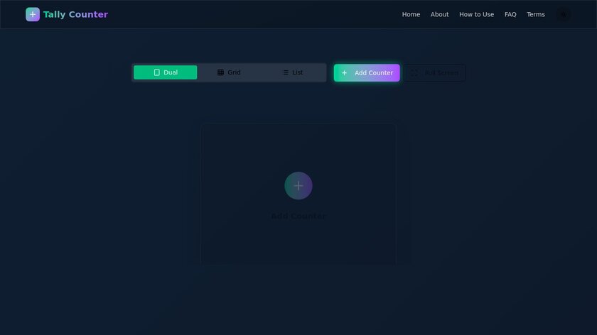 TallyCounterApp.org Landing Page
