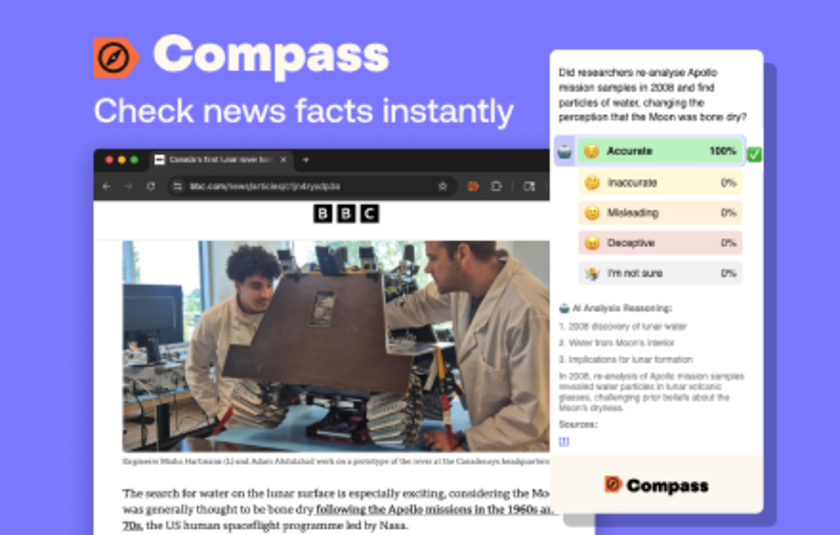 Navigate Compass Landing Page