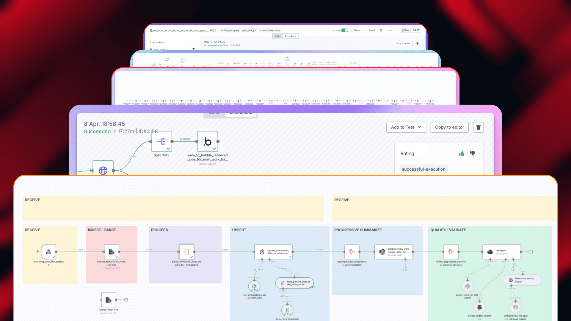 Tesseract Creator n8n workflows for Agents and Automated Workflows