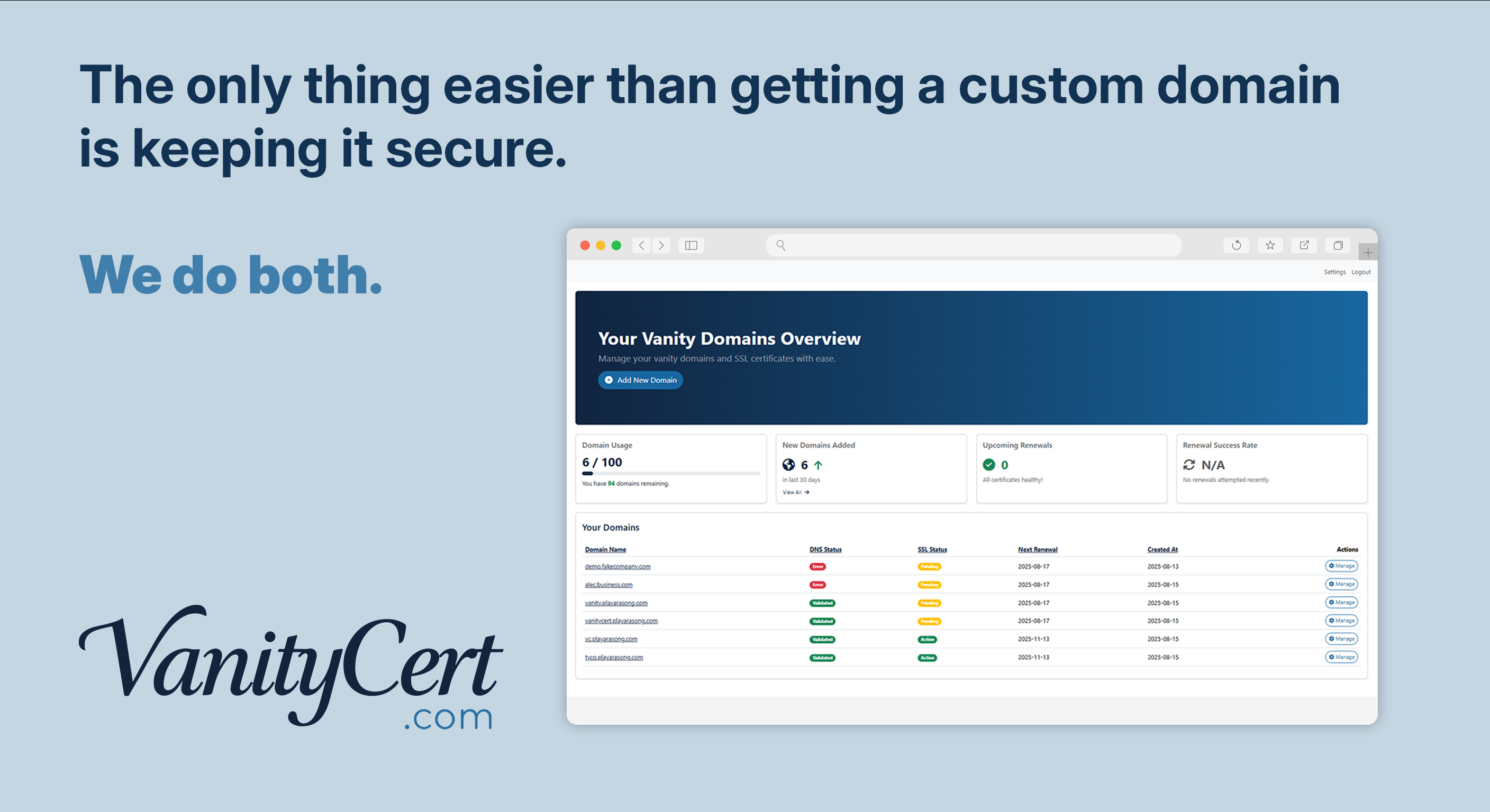 VanityCert.com 
