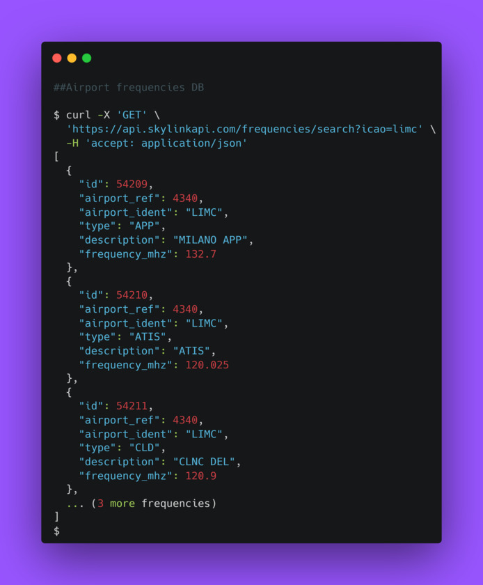 SkyLink API Landing Page