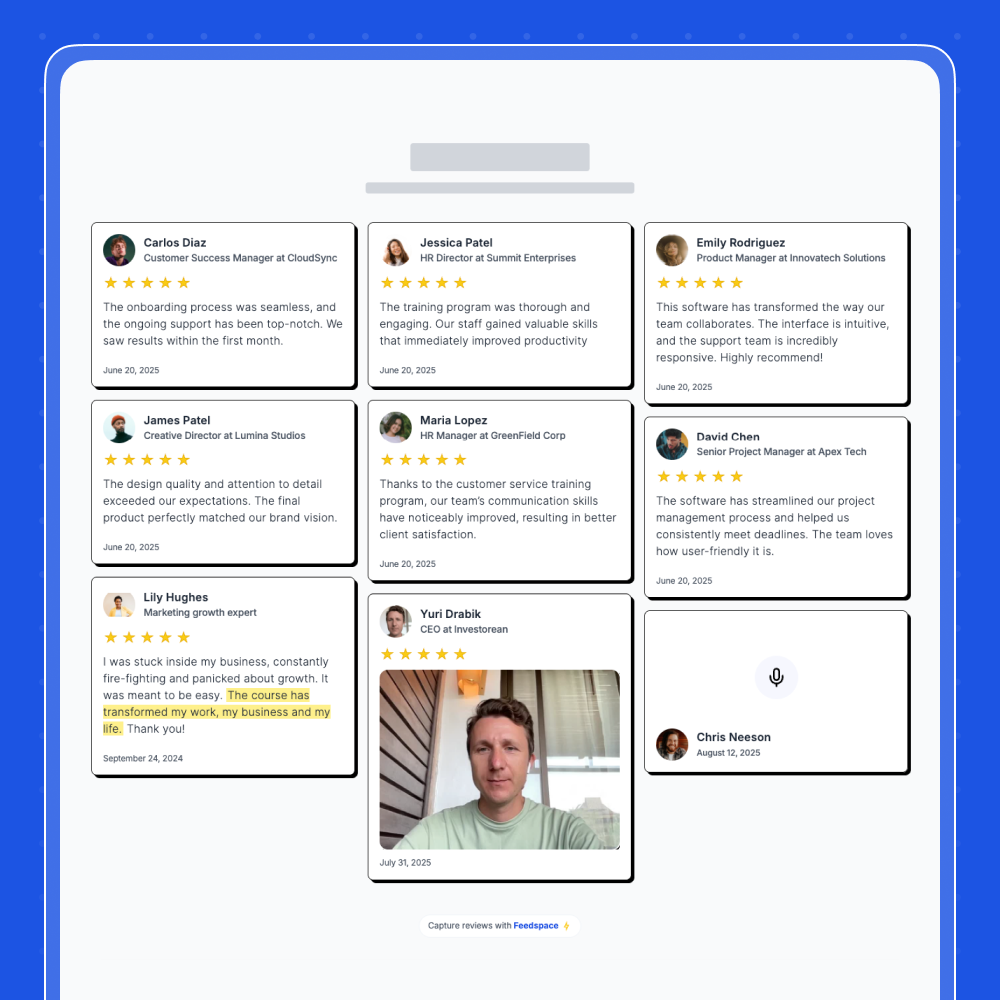 Feedspace.io Feedspace Widget