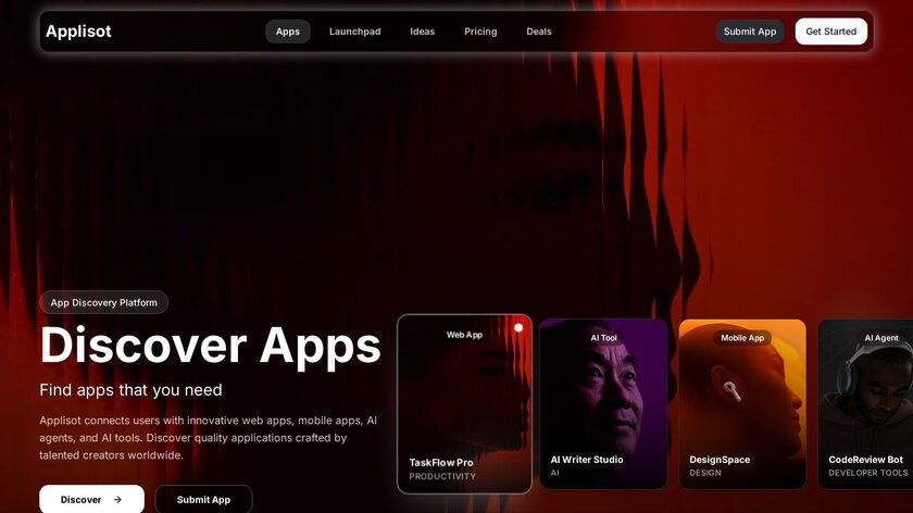 Applisot Landing Page