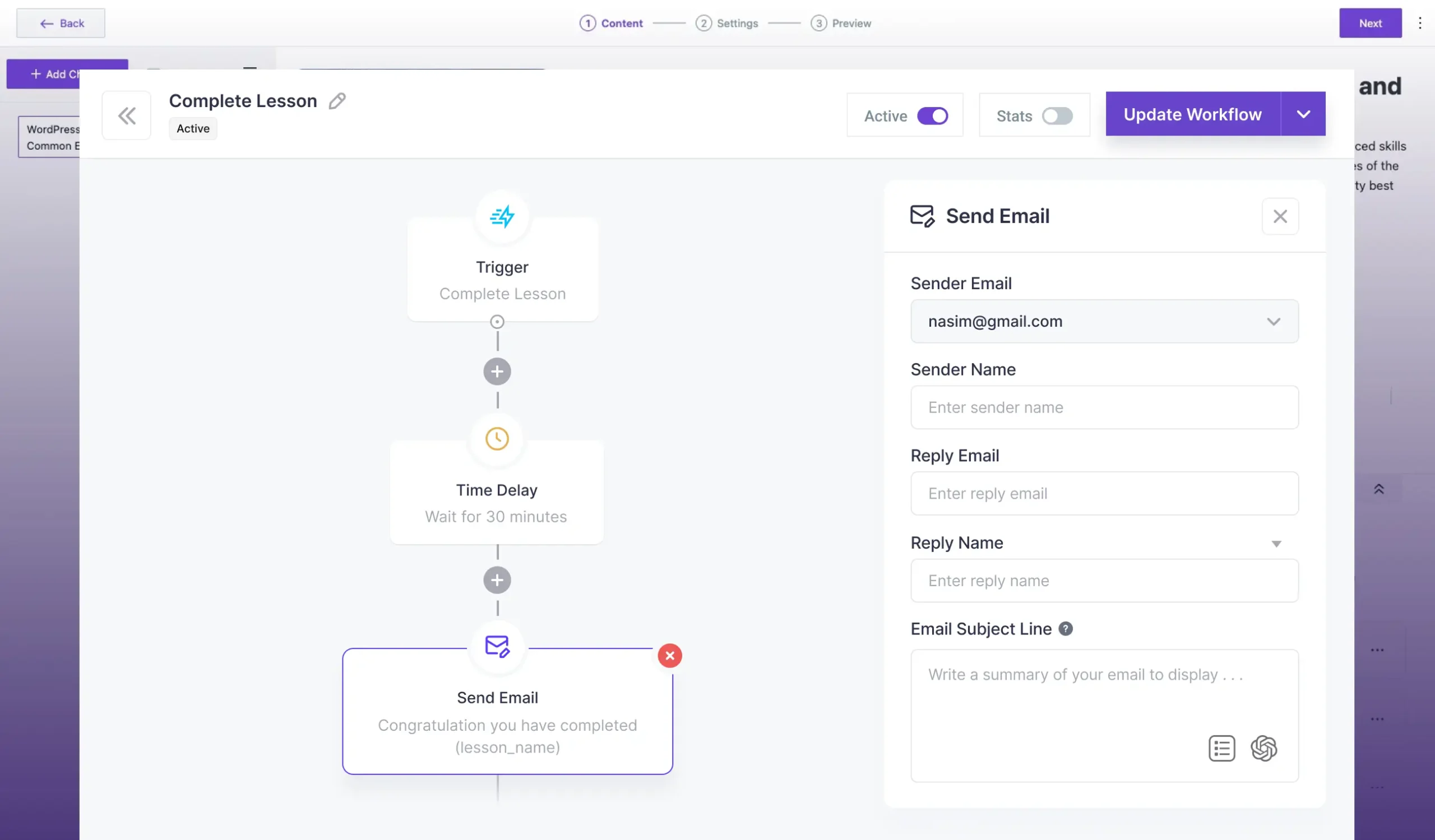 Creator LMS Creator LMS Course Email Automation