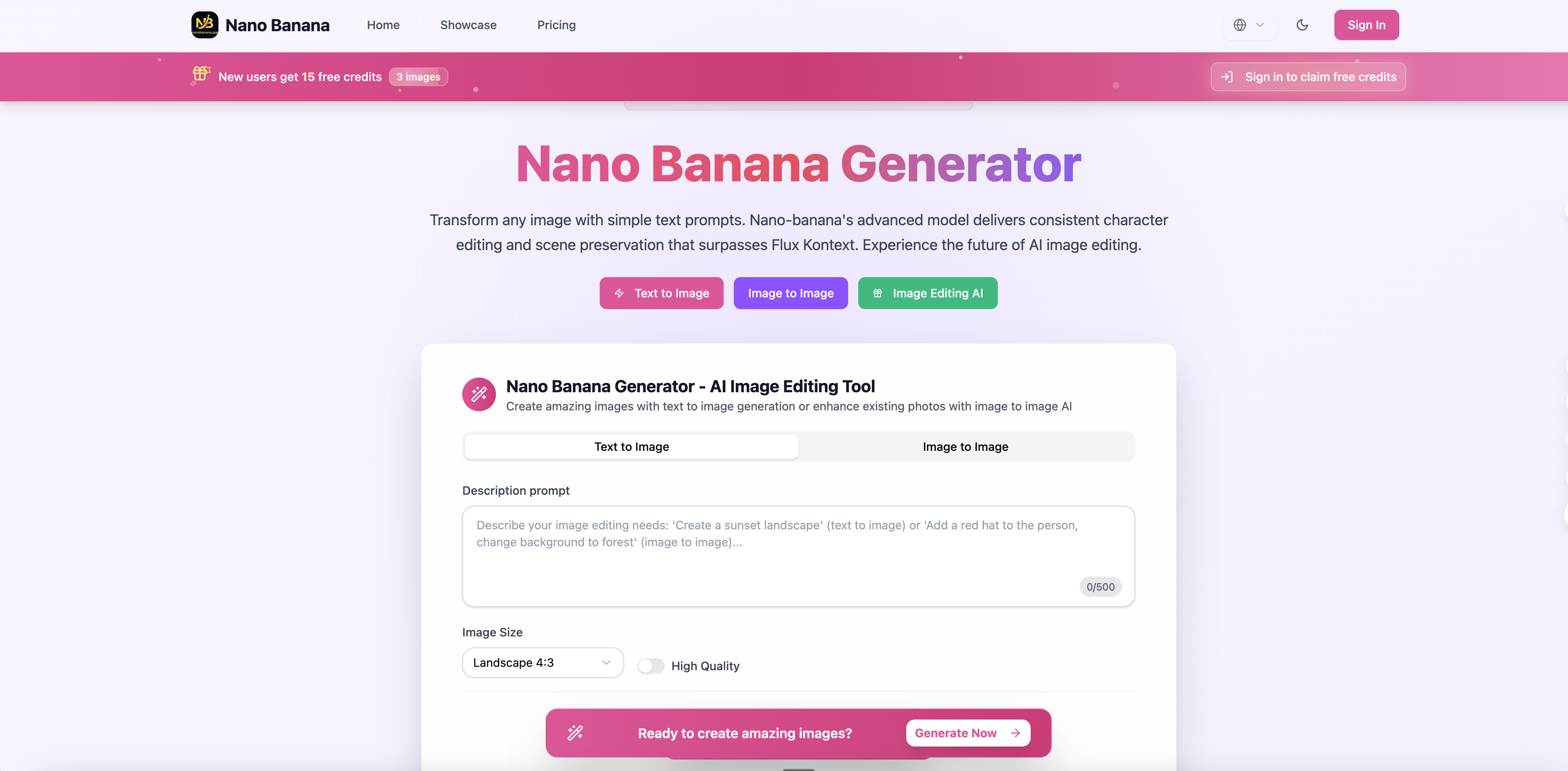 NanoBanana app NanoBanana is a Google-powered AI image generator that lets you create and edit visuals through natural chat. A powerful alternative to Flux Kontext—fast, consistent, and beginner-friendly with free credits.