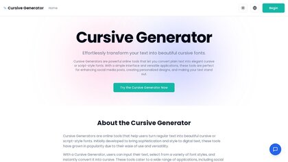 CursiveGenerator.org image