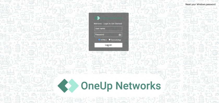 OneUp Networks Landing Page