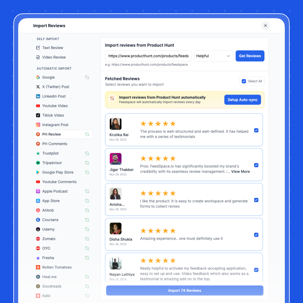 Feedspace.io Feedspace Feedbox