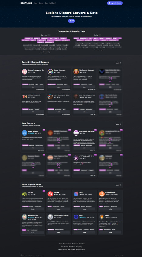 Discollab.org Landing Page