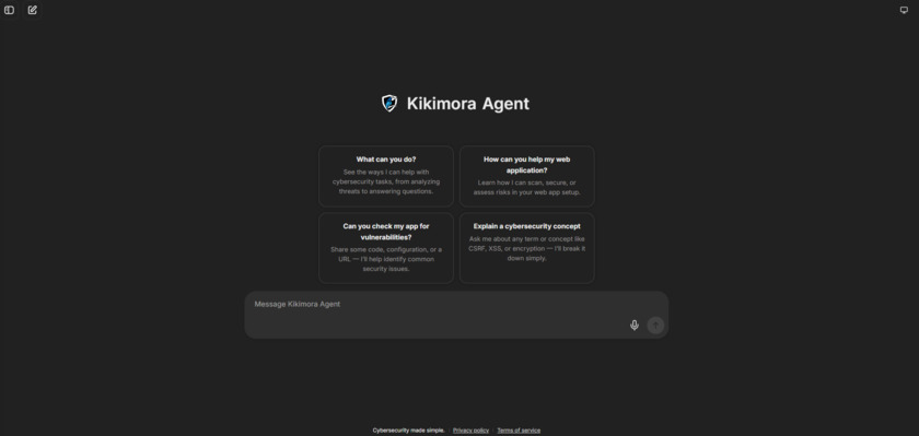 Kikimora Agent Landing Page