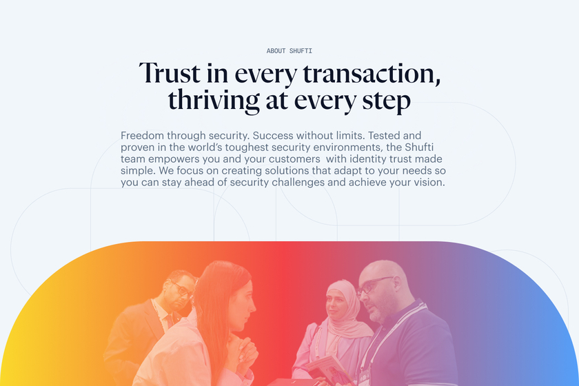 Shufti  Landing Page