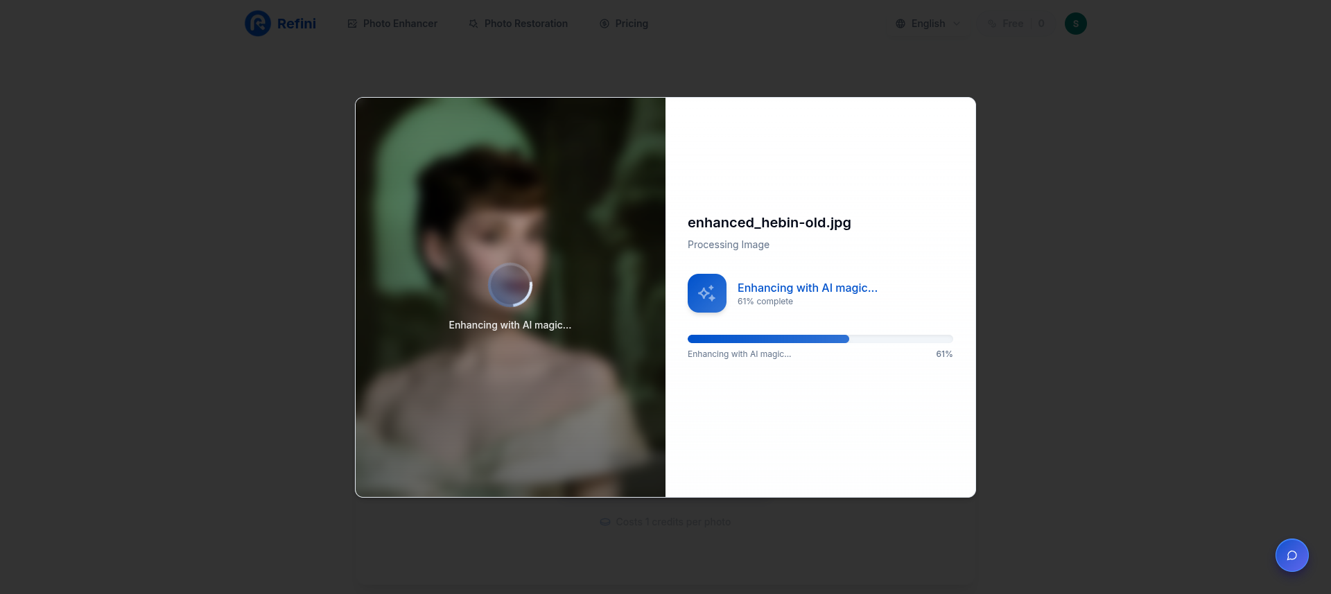 Refini.ai uploading