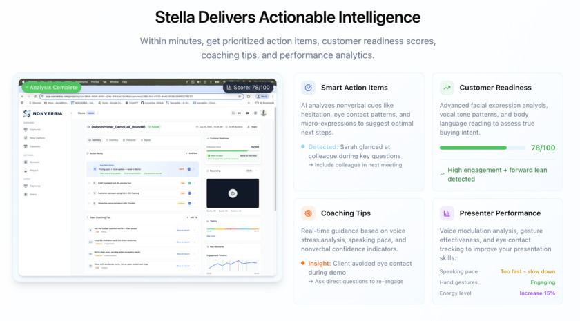 Nonverbia Landing Page