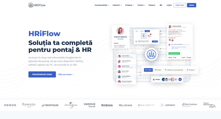 HRiFlow Landing Page